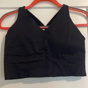 Black sports bra